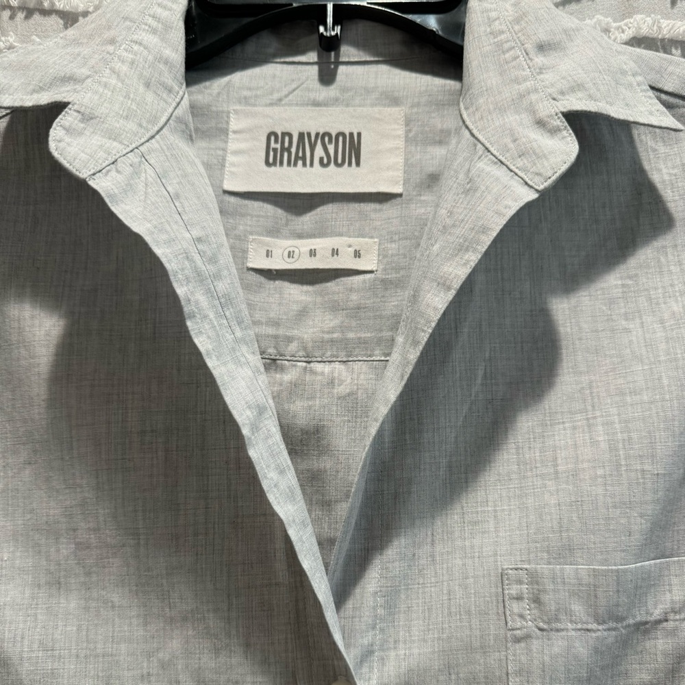 Gray Grayson Spread Collar Button Down Women’s Si… - image 4